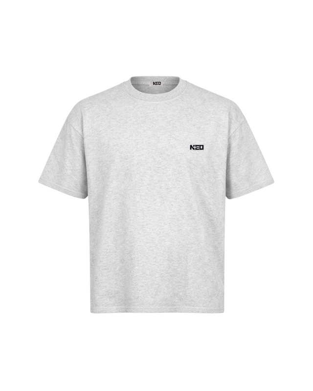T-Shirt Boxy Gris Clair