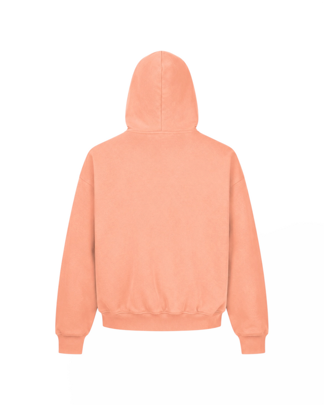 Sweat à Capuche Oversize Corail