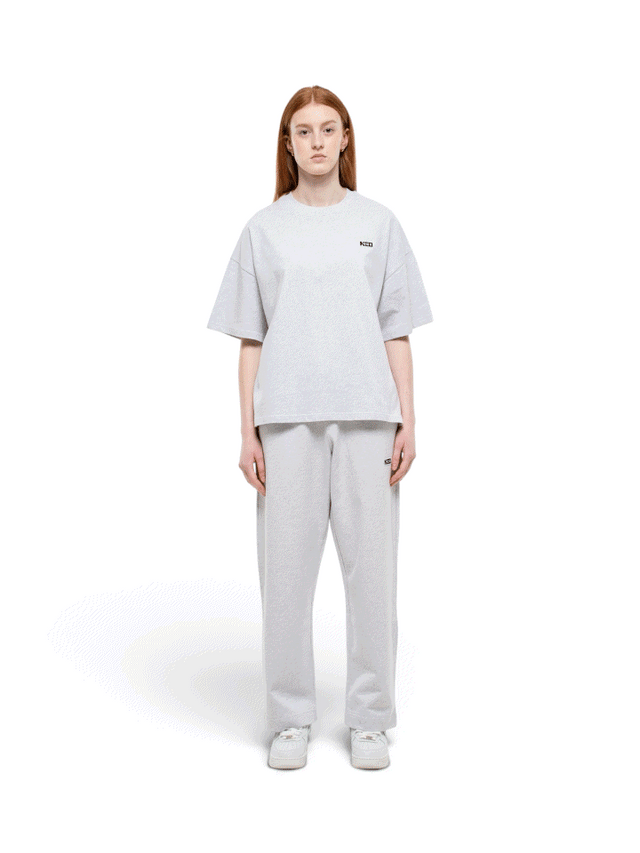 Pantalon Relax Gris Clair