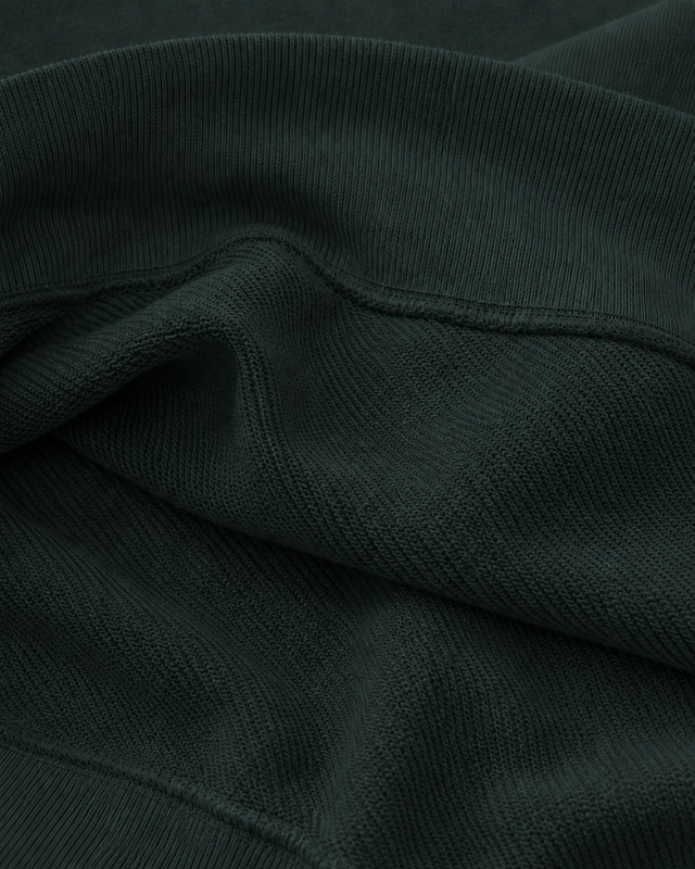 Sweat à Capuche Oversize Vert Foncé