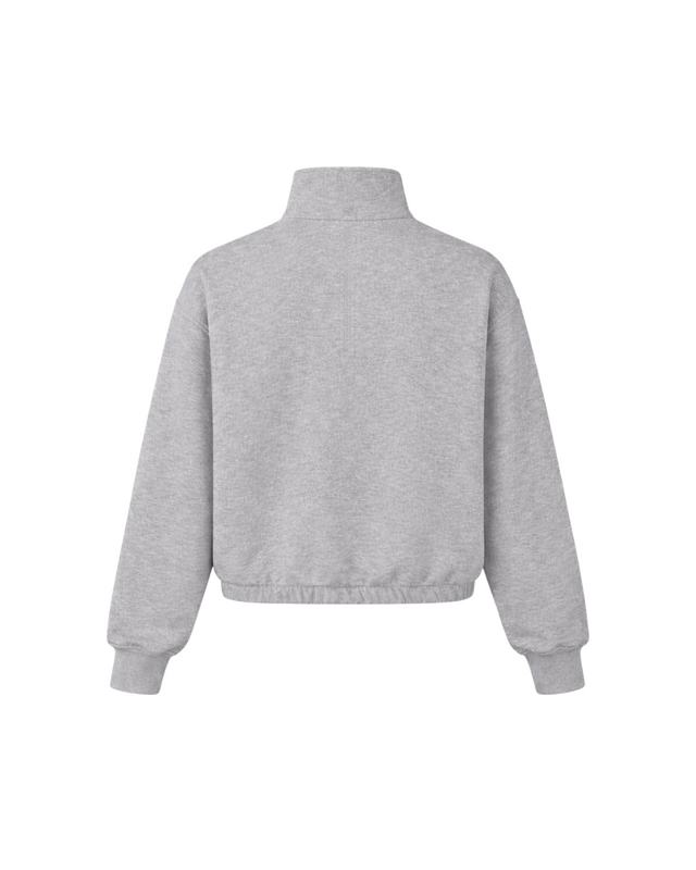 Quarterzip Boxy Gris Sport