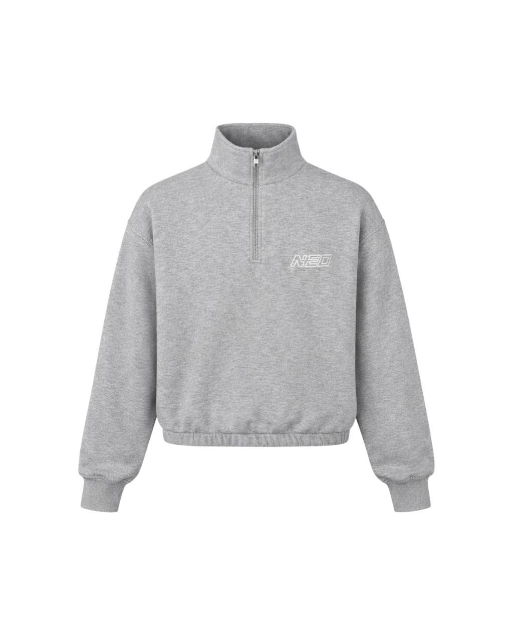 Quarterzip Boxy Gris Sport