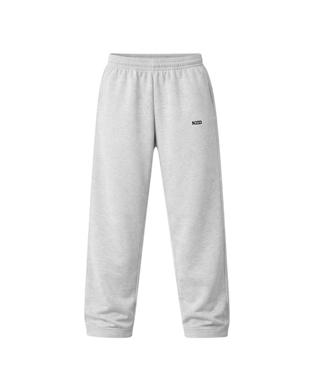 Pantalon Relax Gris Clair