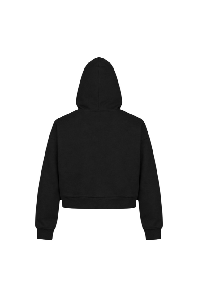 Sweat à Capuche Boxy Noir