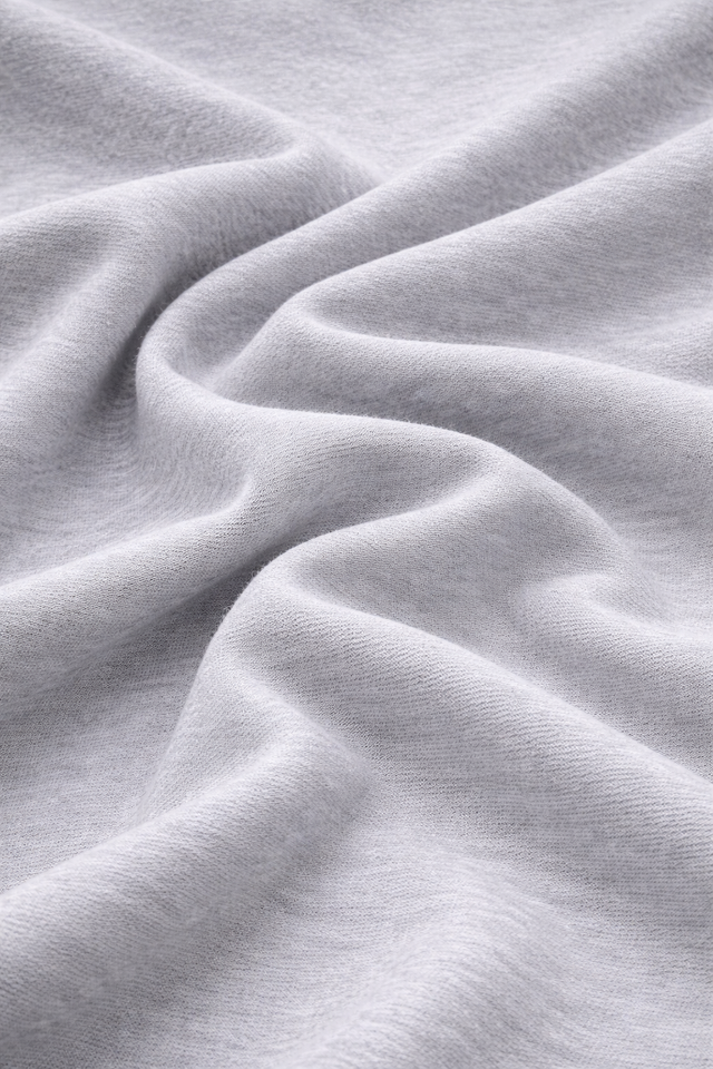 Sweat à Capuche Boxy Gris Clair