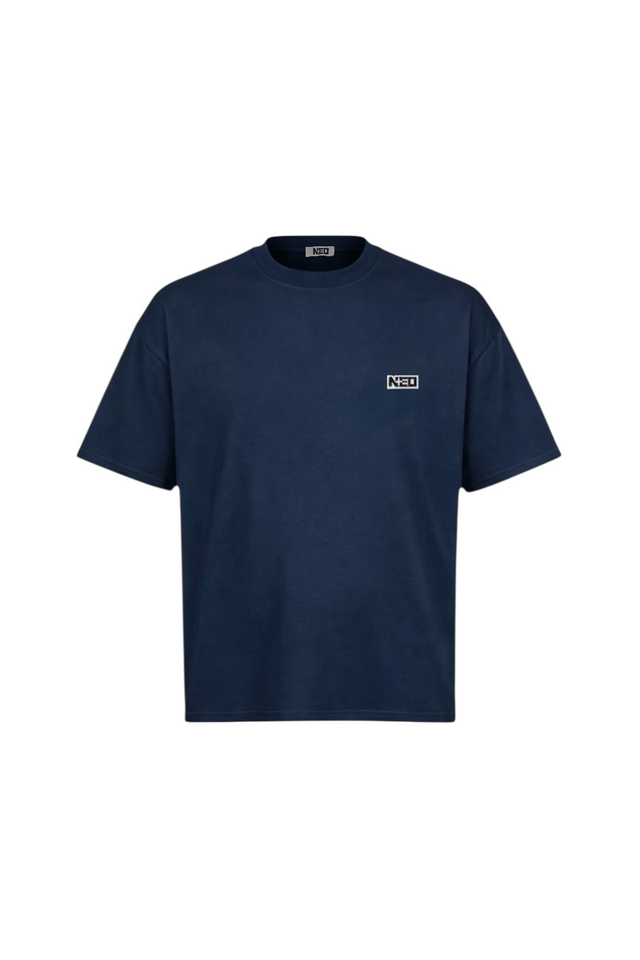 T-Shirt Boxy Bleu Marine